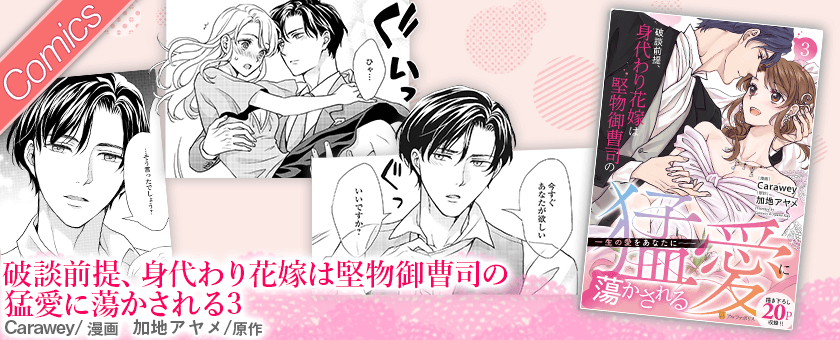 破談前提、身代わり花嫁は堅物御曹司の猛愛に蕩かされる3